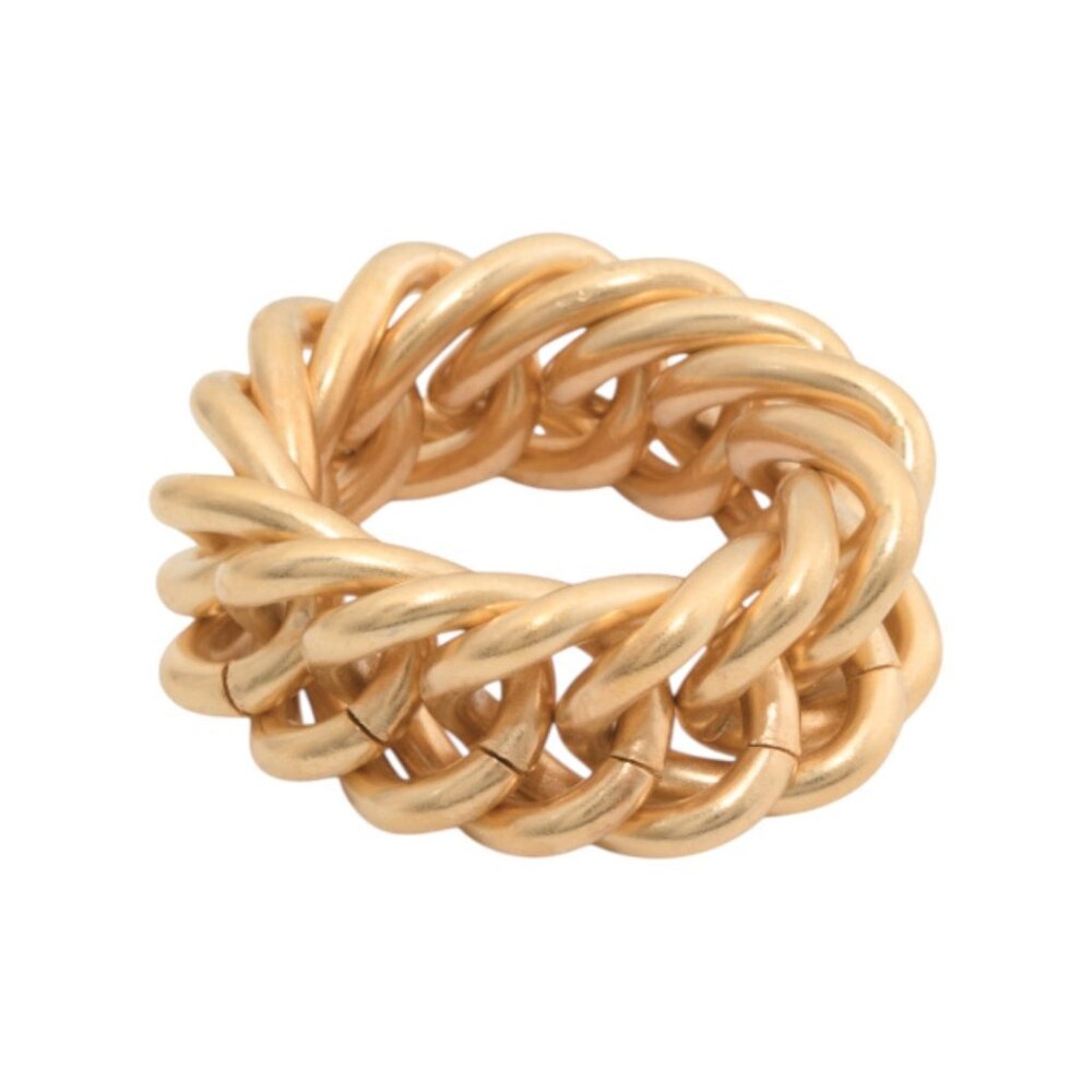 BEN AMUN Gold Made In Usa Gold Plated Chain Ring